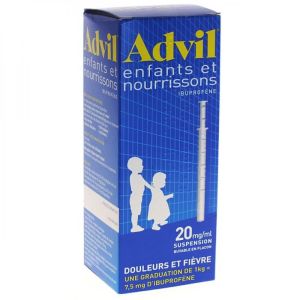 Advilmed enfants et nourissons 20 mg/1 ml, suspension buvable en flacon