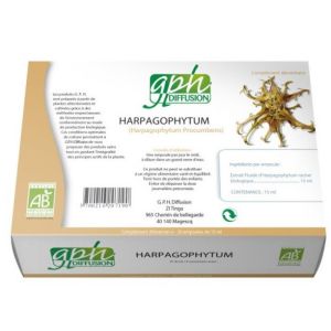 Harpagophytum Racine 20 ampoules buvables GPH BIO