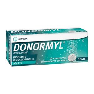 DONORMYL 15 mg, 10 comprimés effervescents sécables