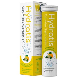 hydratis arome miel citron gingembre 20 pastilles effervescentes