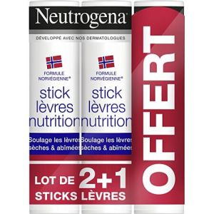Neutrogena Stick Lèvres lot de 3
