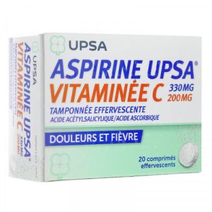Aspirine vitamine C UPSA 20 compimés