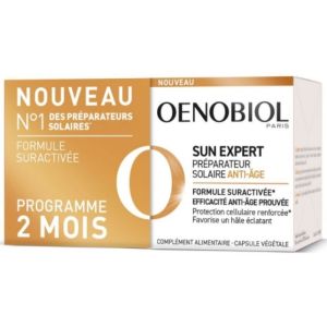 OENOBIOL SUN EXPERT PRÉPARATEUR SOLAIRE ANTI-ÂGE  2X30