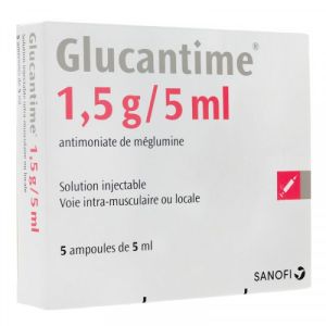 Glucantime 1,5g/5ml solution injectable 5 ampoules