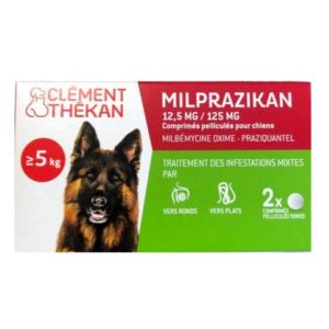 Milprazikan 12,5/125mg Chien Cpr 2
