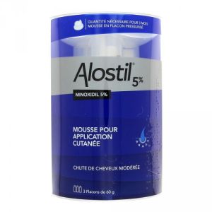 Alostil 5% Mousse 3 flacons 60ml