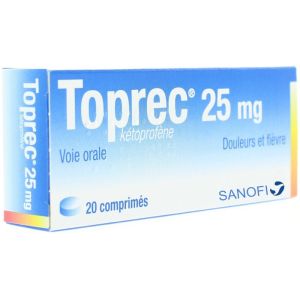 TOPREC 25 mg comprimé