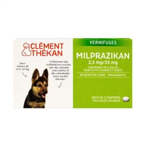 Milprazikan 2,5mg/25mg Chiot 2 comprimés