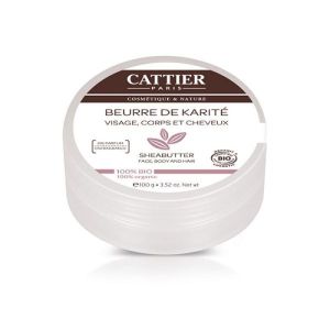 Cattier Beurre Karite 100% bio 100g