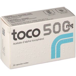 TOCO 500 mg, capsules molles