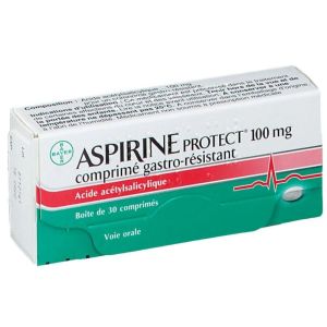 ASPIRINE PROTECT 100 mg, comprimé gastro-résistant