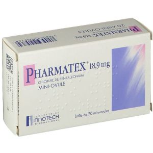 PHARMATEX 18,9 mg mini-ovule boite de 20