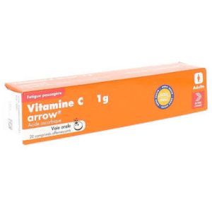 Vitamine C Arrow 1g,  20comprimes Effervescent