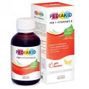 Pediakid Fer + Vitamines B Banane Sirop 125ml