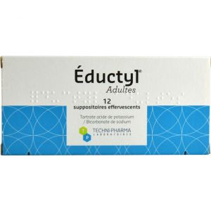 EDUCTYL ADULTES suppositoire effervescent