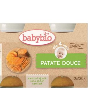 Babybio Petit pot légumes patate douce bio 2x130g