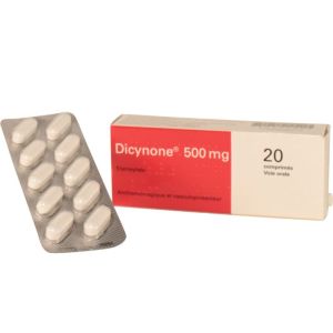 Dicynone 500 mg 20 comprimés