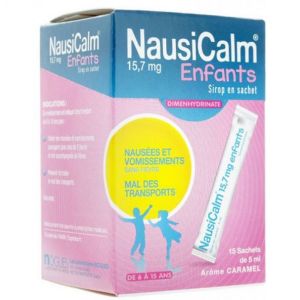 NAUSICALM 15,7 mg ENFANTS sirop en sachet