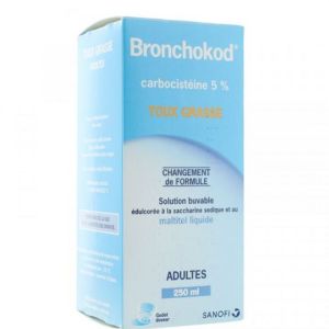 BRONCHOKOD ADULTES 5 POUR CENT, solution buvable 250ml