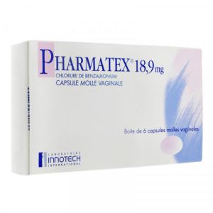 PHARMATEX 18,9 mg capsule molle vaginale boite de 6