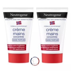 Neutrogena Crème mains Non Parfumée lot de 2 x 50ml