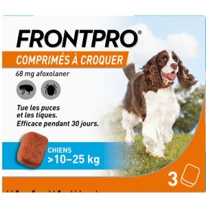 frontpro comprimés à croquer 68mg chiens 10-25kg